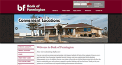 Desktop Screenshot of bankoffarmington.com